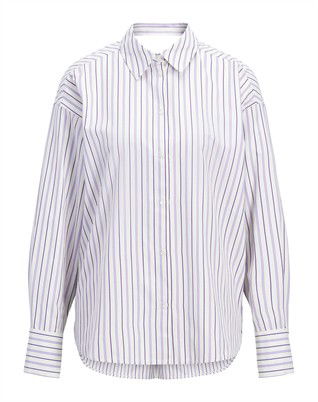 JXZola Open Back Skjorte - Petunia Stripes